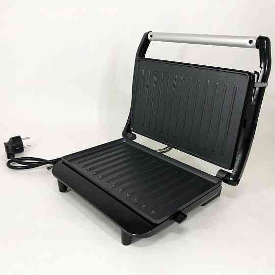 Настільний гриль для гамбургерів електричний Magio, Електрогри для м'ясних страв Грильниця стейків EB-90 Львів