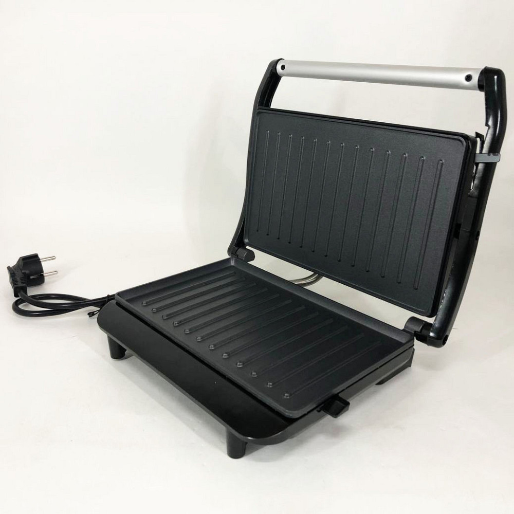 Настільний гриль для гамбургерів електричний Magio, Електрогри для м'ясних страв Грильниця стейків EB-90 Львів - фото 3