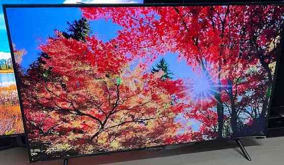 Телевизор Безрамный: 75 дюйма, 4K, ГОЛОСОВОЙ пульт, Smart, Samsung 75RU7100 Харьков