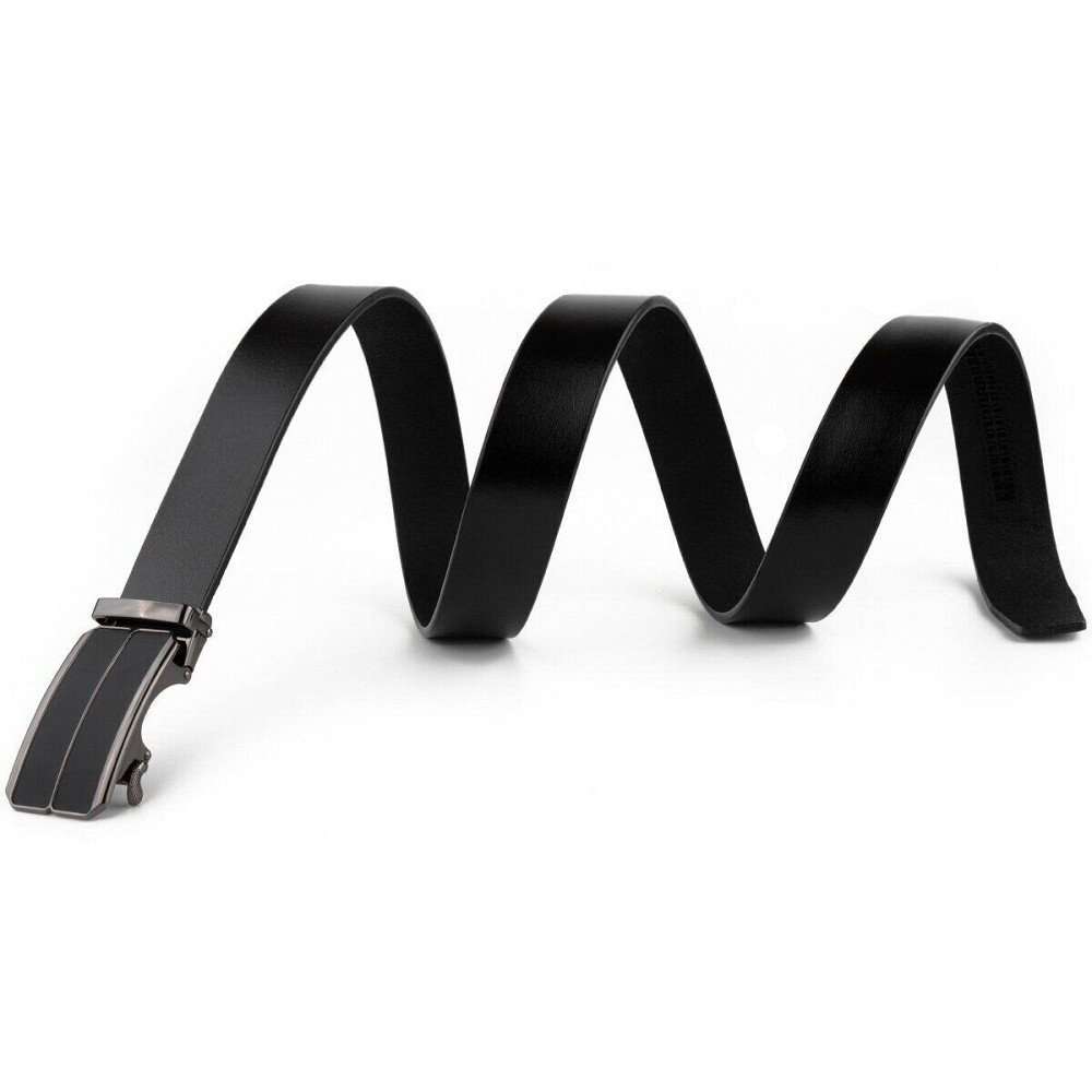 Ремінь чоловічий із затемненою чорною матовою пряжкою Чорний (Vintage) Київ - фото 6