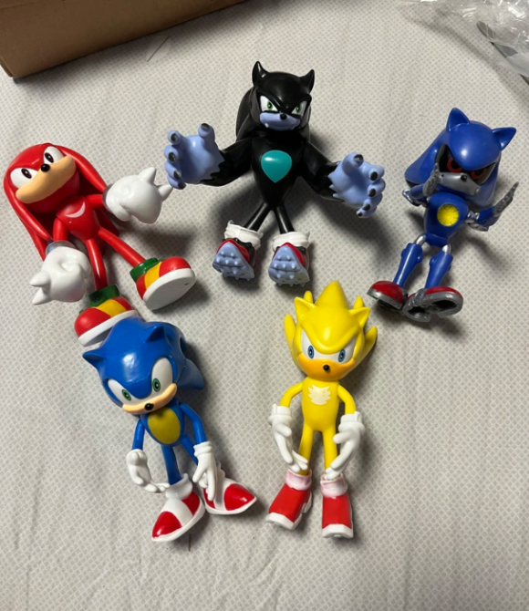 Набір ігрових фігурок Sonic 5 штук, іграшкові фігурки Сонік великі рухомі ( 122 ) Харьков - изображение 6