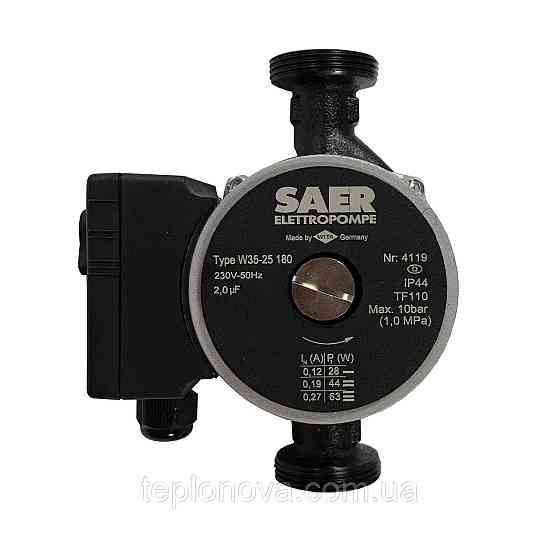 Насос циркуляционный SAER W35-25 180мм + гайки Черновцы