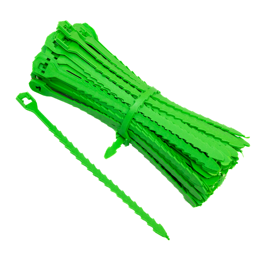 Хомут садовий 100 шт для підв'язування рослин Дніпро - фото 1