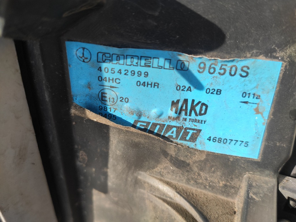 Фара права Fiat Doblo 2001-2005 (46807775) Ковель - изображение 5