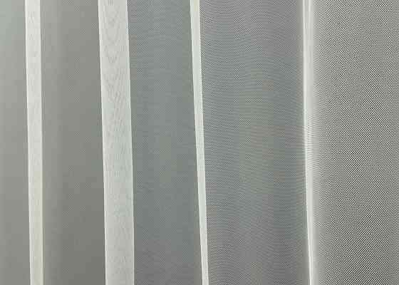 Тюль VR-Textil 1829т Грек-сетка с вышивкой и люрексом цвет Молочный с серым 280х270 см (40-176) Киев