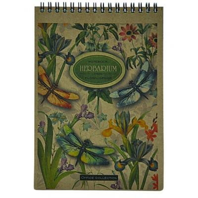 Блокнот Buromax spiral top, А5, 80sheets, KRAFT, white, perforation,assorted (BM.2473) Винница - изображение 2