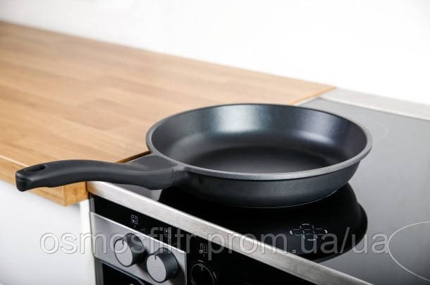 Сковорода Axentia Blackline 28 см из литого алюминия с двухслойным антипригарным покрытием ILAG (133115) Киев - изображение 2