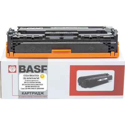 Картридж BASF HP CLJ CP1525n/CE322A/CB542A/CF212A Yellow (BASF-KT-CE322A-U) Винница - изображение 1
