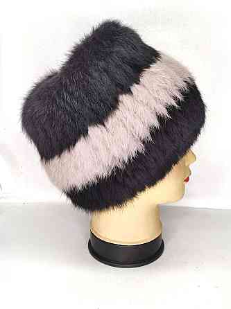 Шапка женская меховая Кубанка Рената Пудровый Харьков