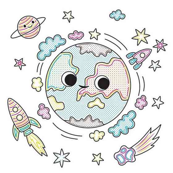 Детская книга-раскраска 