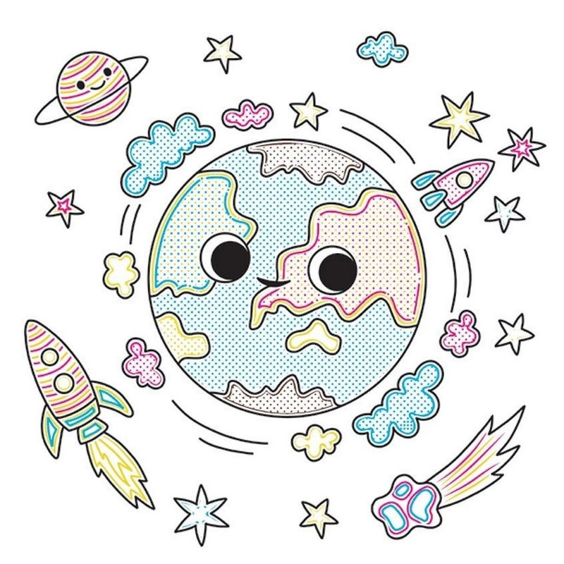 Дитяча книжка-розмальовка "У космосі" 1806012, 12 сторінок Вінниця - фото 3
