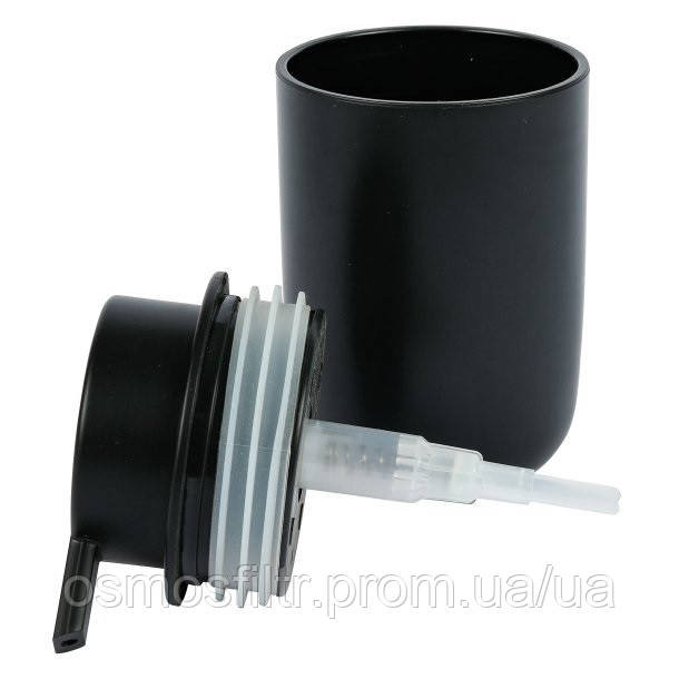 Набір для ванної кімнати Axentia 3 шт пластик чорний матовий (135951) Київ - фото 2