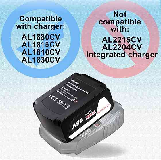 Аккумулятор Remate для электроинструмента Bosch 18V 5.0Ah PBA PSB PSR батарея до шуруповерта, дрели  Киев