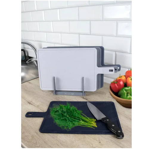 Набір дошок кухонних 37*23*0,6см (4 дошки + підставка) 10080 KAMILLE Житомир - изображение 12