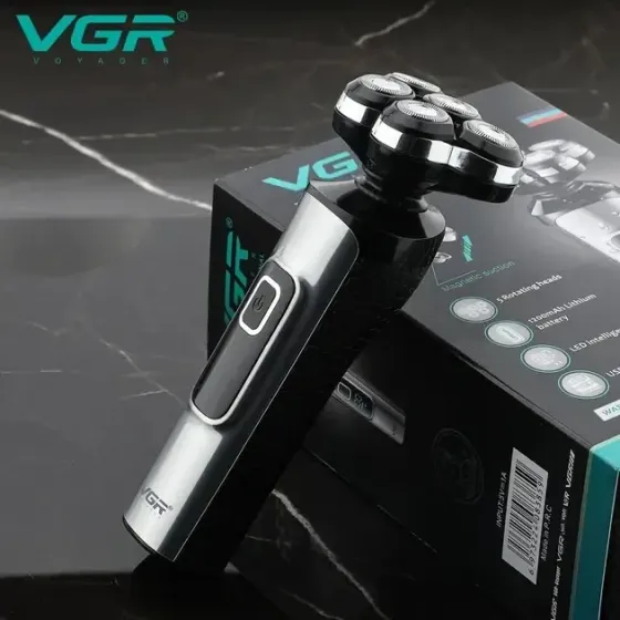 Електробритва VGR V-385 роторна водонепроникна з LED-дисплеєм та акумулятором 1200mAh Одеса