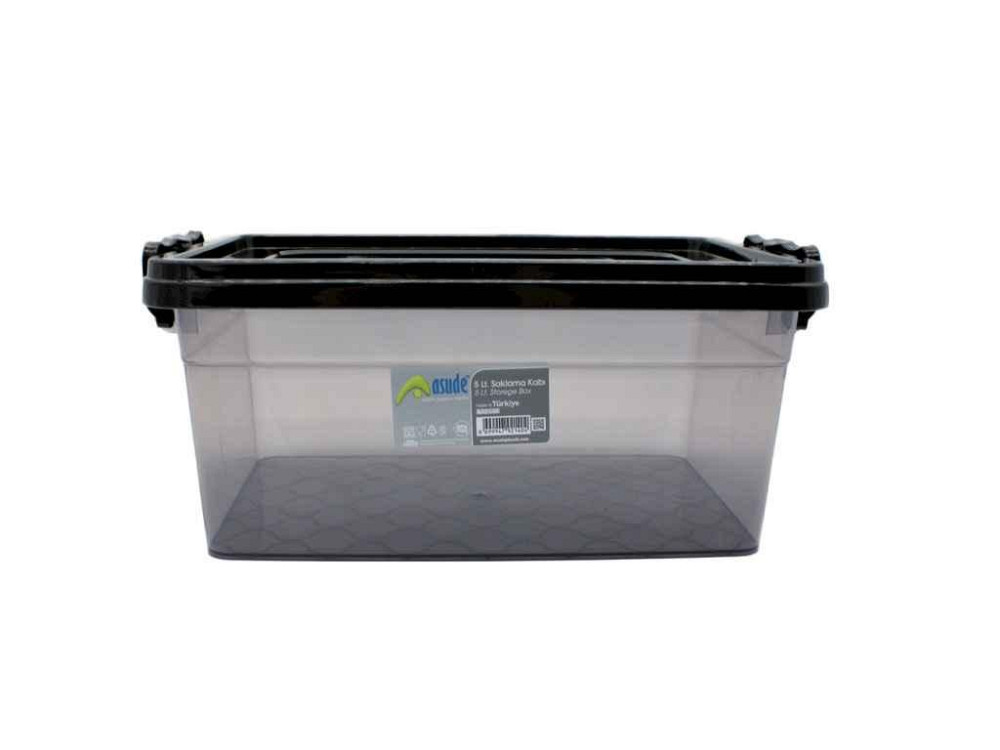 Контейнер 5л пл. с крышкой черный ТМ ASUDE PLASTIK Solmir Киев - изображение 1