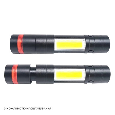 Фонарь Quantum Assistant 3W LED+COB з USB з функцією Power Bank (QM-FL1030) Винница - изображение 2