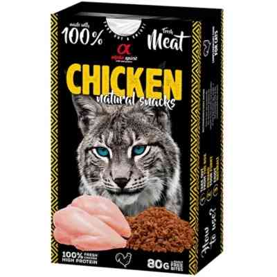 Ласощі для котів Alpha Spirit Cat Chicken Natural Snacks з куркою 80 г (8436586311797) Вінниця