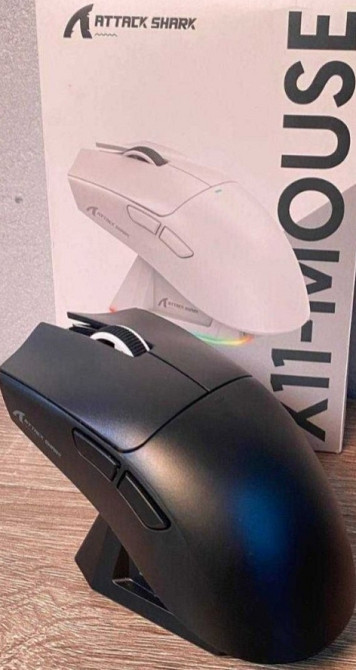 Беспроводная игровая мышка Atack Shark X11 с зарядной станцией. Киев - изображение 1