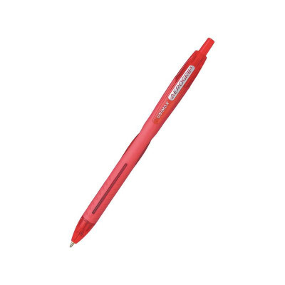 Ручка шариковая Unimax автоматическая Aerogrip 0.7 мм Красная (UX-136-06) Винница - изображение 2