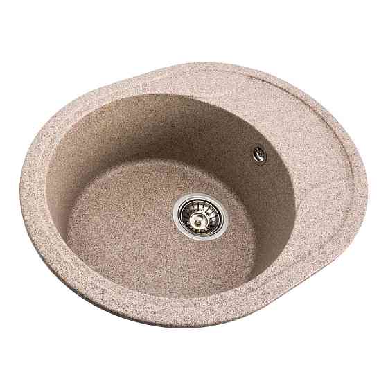 Гранітна мийка для кухні VALESO ONYX 5847 матова Карамель Коломыя