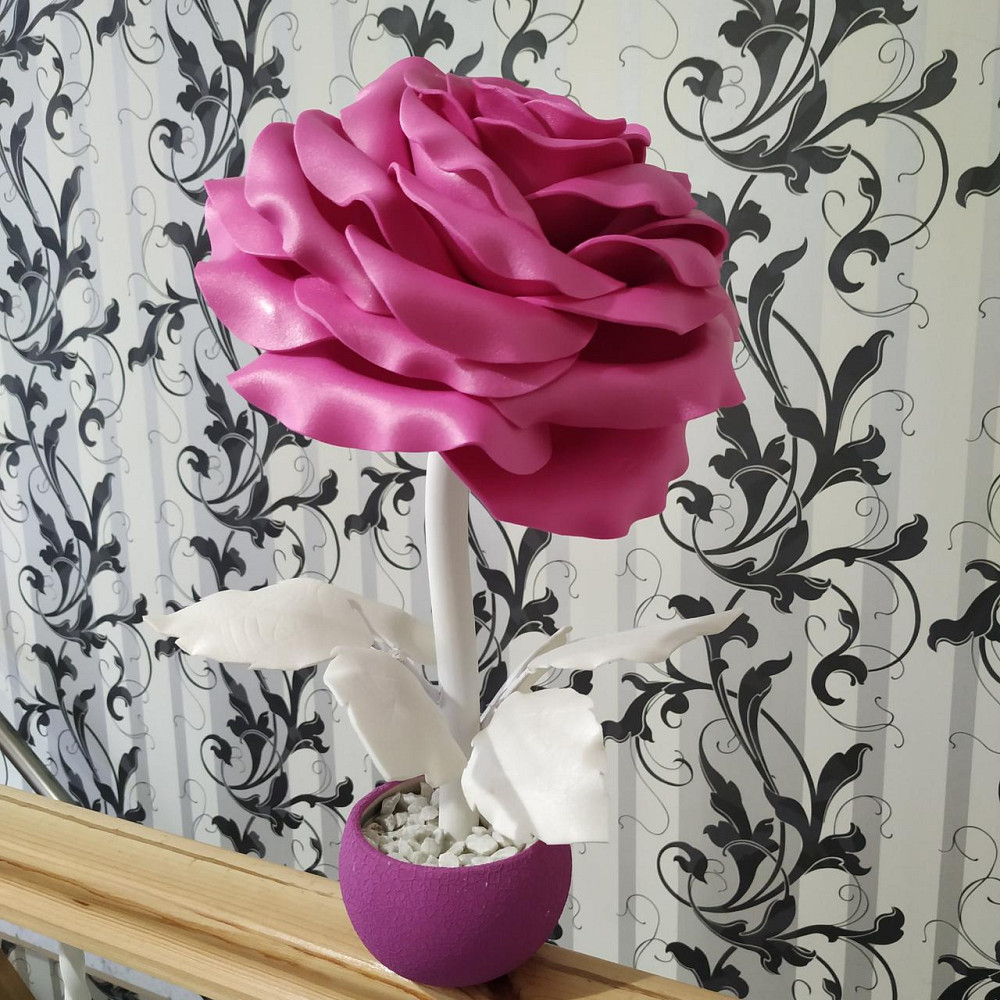 Світильник-нічник "Пурпурна троянда" Дніпро - фото 5