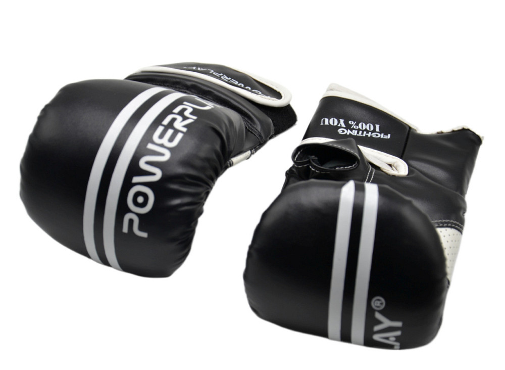 Снарядні рукавиці PowerPlay 3025 Чорно-Білі S (капа в подарунок) Луцк - изображение 10