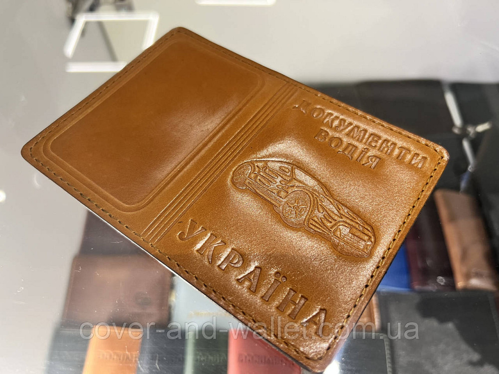 Маленька обкладинка для авто документів із файлами з натуральної шкіри PS Leather Київ - фото 8