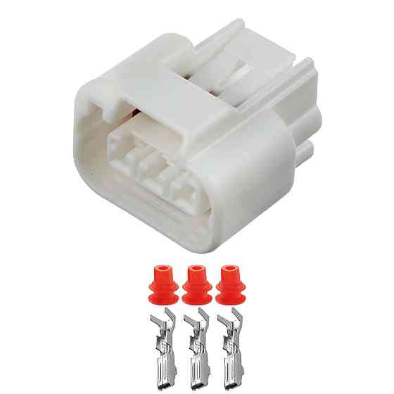 Роз'єм конектор 3-кон., Катушка Зажигания, FW-C-3F(2)-B, FURUKAWA Японія універс., Kawasaki Київ