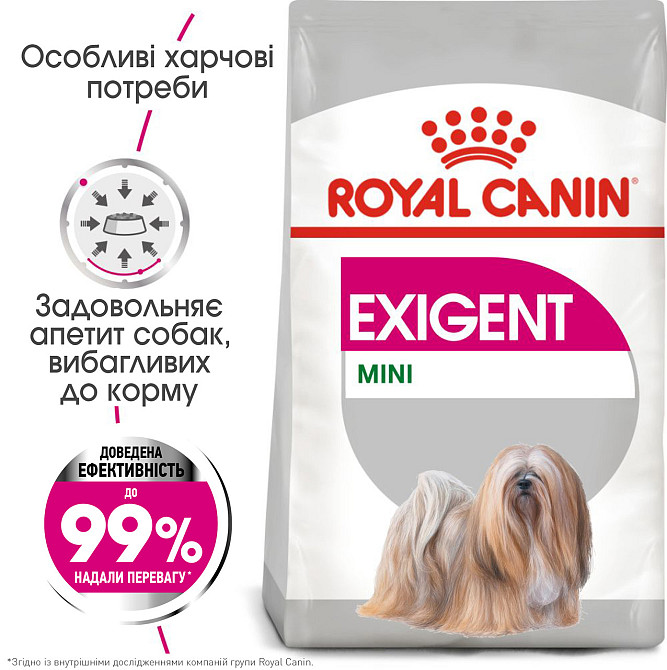 Корм для собак ROYAL CANIN MINI EXIGENT 3.0 кг – сухой корм для привередливых собак малых размеров Киев - изображение 4