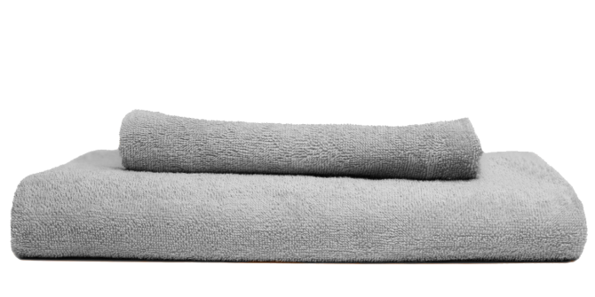 Комплект рушників Ideal Textile однотонних 50х90см + 70х140см 400 г/м2 (56860932) Сірий Чернівці - фото 1