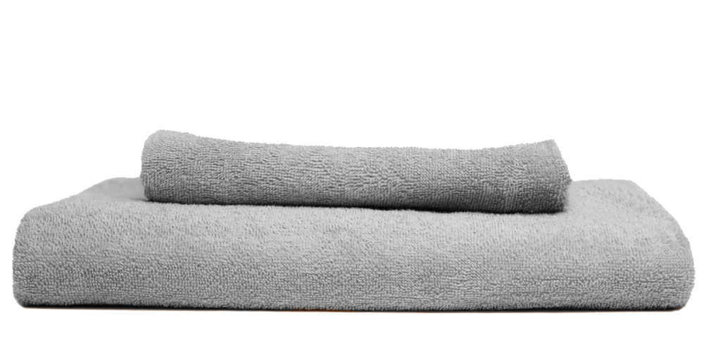 Комплект рушників Ideal Textile однотонних 50х90см + 70х140см 400 г/м2 (56860932) Сірий Чернівці - фото 1