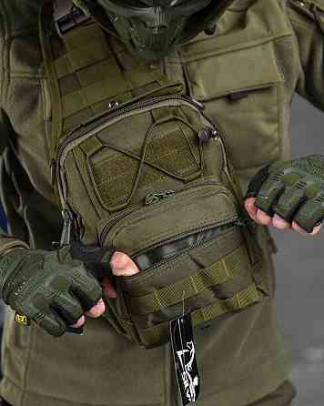 Рюкзак патрульный однолямочный SILVER KNIGHT 7л oliva ОИ2521 Киев