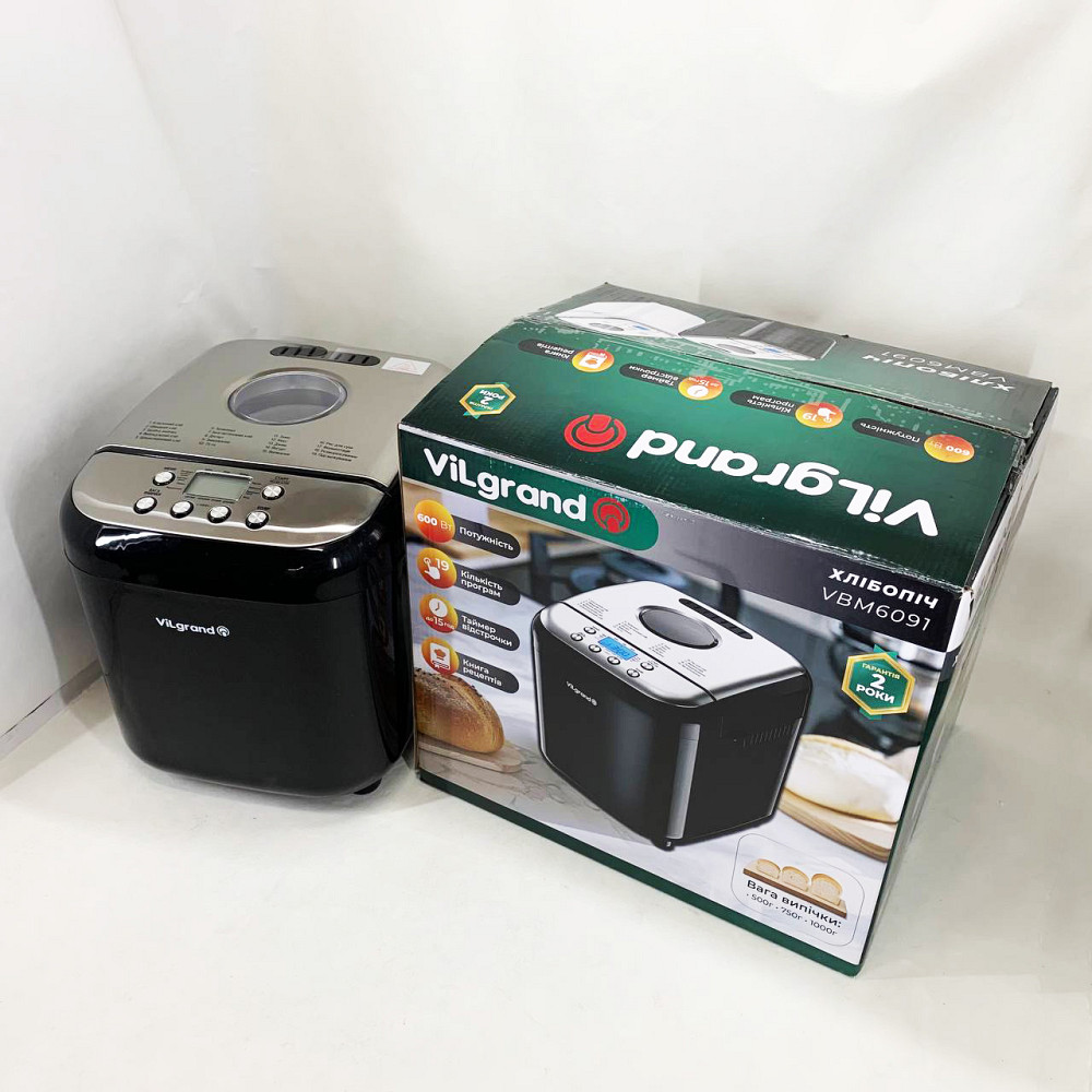 Печь хлебопекарная электрическая ViLgrand, Хлебопечки для дома, Быстрая выпечка хлеба YQ-87 Львов - изображение 2