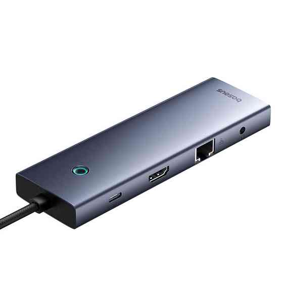USB-хаб Baseus UltraJoy Series 10-Port HUB Docking Station Space Grey（Type-C to HDMI4K@60Hz*1+VGA*1+USB Одеса