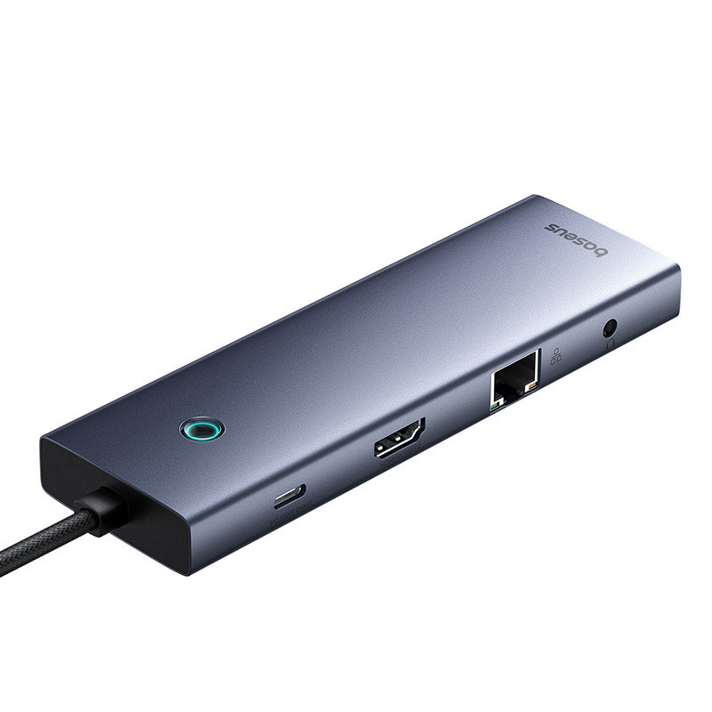 USB-хаб Baseus UltraJoy Series 10-Port HUB Docking Station Space Grey（Type-C to HDMI4K@60Hz*1+VGA*1+USB Одеса - фото 6