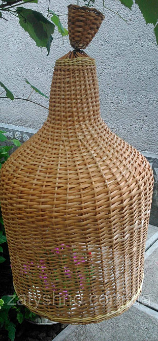 Люстра із лози велика світла Київ - фото 4