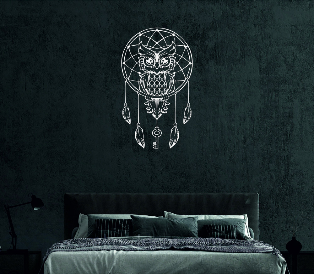 Декоративне настінне Панно «Ловець снів» Декор на стіну 90*53 см, Білий Київ - фото 4