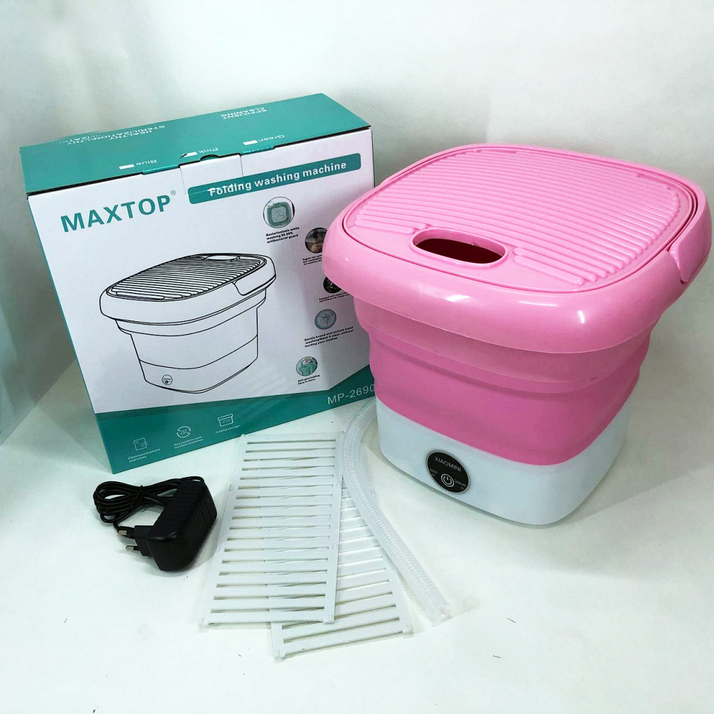 Міні пральна машина для шкарпеток MAXTOP, Малогабаритна пральна машина, Пральна UW-772 машина переносна Київ - фото 9