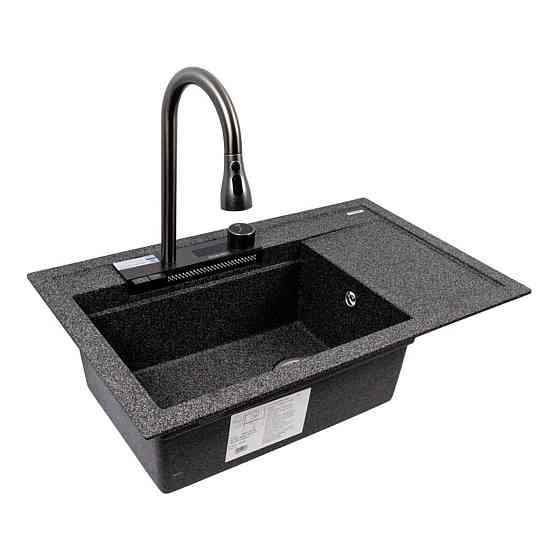 VALESO Гранітна мийка VALESO ATRUM 7950 матова Графіт Коломыя