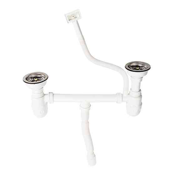 PLATINUM Сифон подвійний J002 Platinum білий Киев