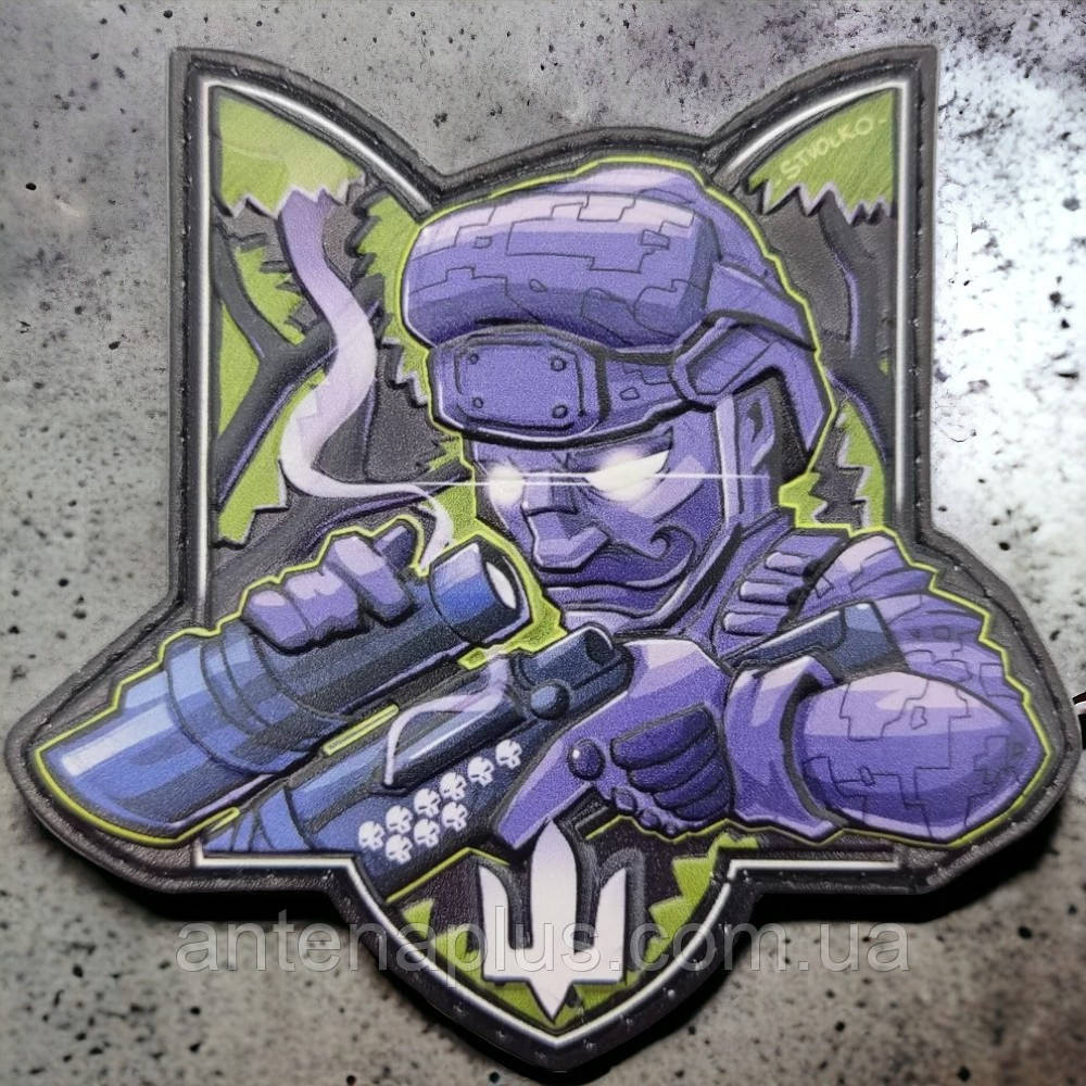 Снайпер - один постріл шеврон / патч Київ - фото 1