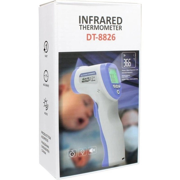 Лазерный термометр, Лазерный инфракрасный термометр электронный медицинский инфракрасный TW-17 Львов - изображение 4