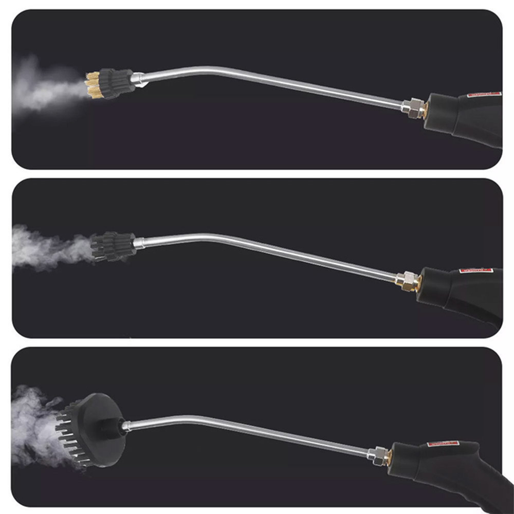 Портативный пароочиститель для дома, 2500Вт, 1,2л + 7 насадок / Парогенератор для уборки / Паровой очиститель Киев - изображение 7