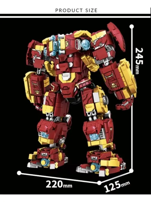 Конструктор Железный человек Iron Man Hulkbuster (Халкбастер) Mark 44,1852 деталь Киев - изображение 4