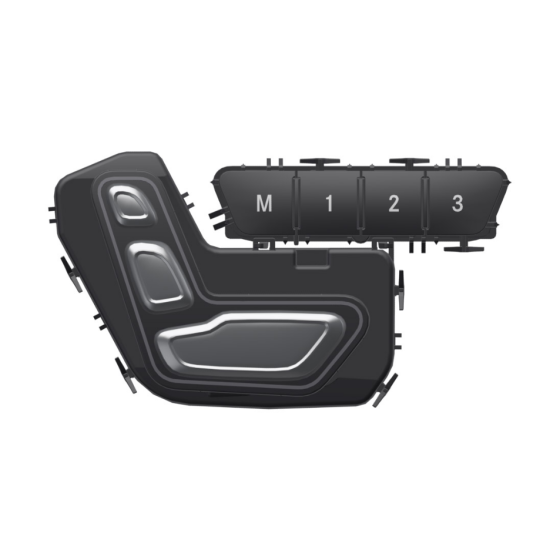 Mercedes-Benz  A1669051103 Блок кнопок налаштування та пам'яті сидінь на дверях водія ML/GLE W166 GL/GLS X166 Одеса