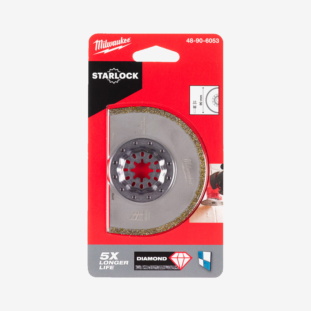 Полотно STARLOCK MILWAUKEE Diam для багатофункціонального інструмента, 90х2,2мм Одеса - фото 2