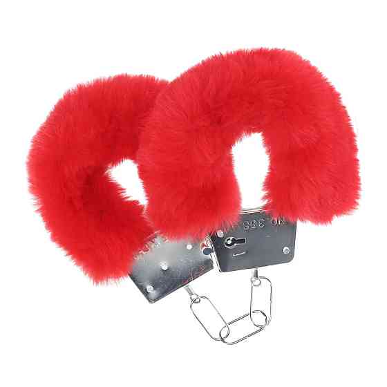 Наручники Classic Fluffy Handcuffs Red Sex Aura Київ