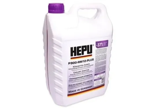 HEPU P900-RM12-PLUS-005 — Антифриз готовий до використання 5L | Фіолетовий | -38°C | Ready Mix | Longlife G12+/G12++ Ковель