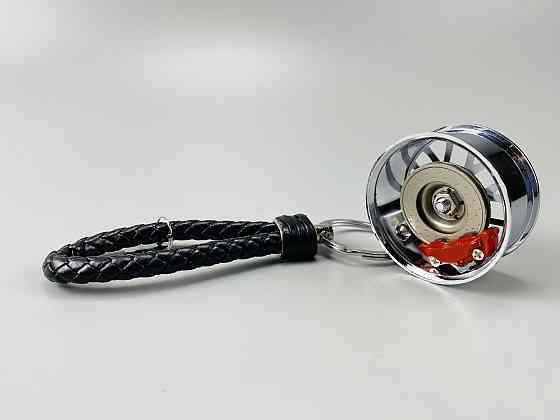 Брелок у вигляді диска колеса, брелок на ключі для водія, брелок металевий на авто ключі Мукачево